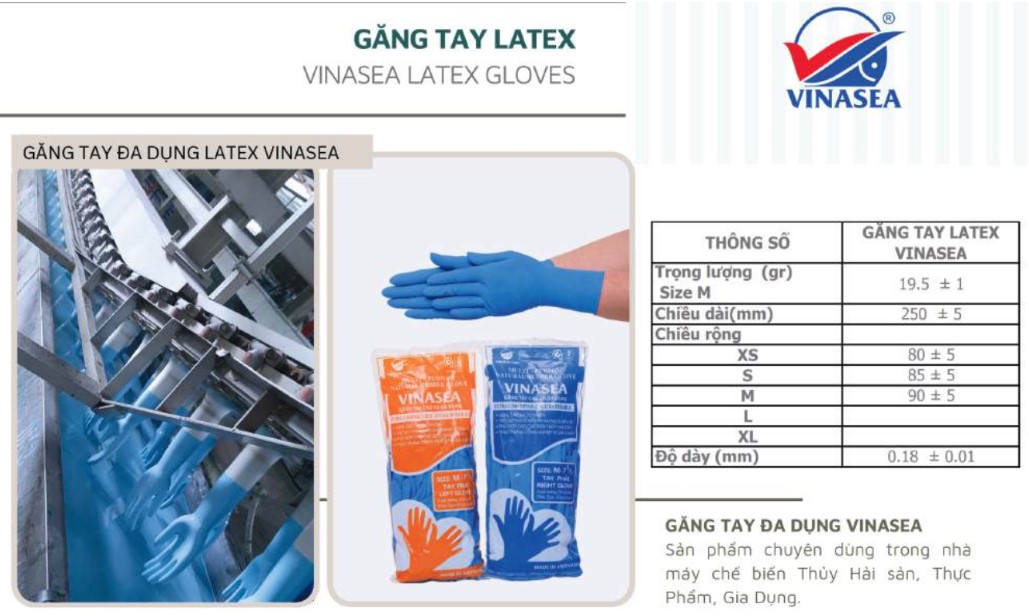 Găng tay Latex Vinasea