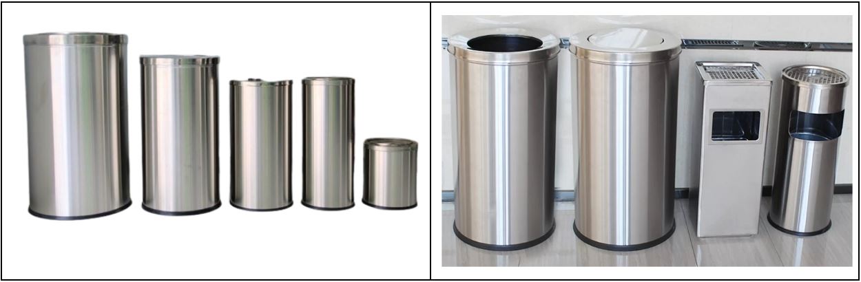 Thùng rác inox